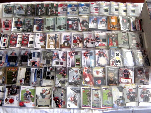 200+ Patriots Rookies,Numbered Inserts,Parallels,Jerseys&Autographs Cards Lot