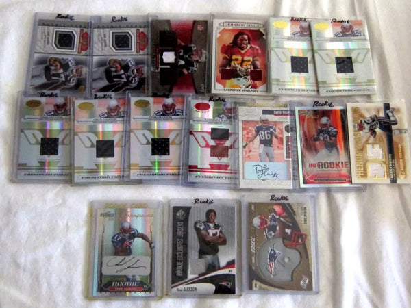 200+ Patriots Rookies,Numbered Inserts,Parallels,Jerseys&Autographs Cards Lot