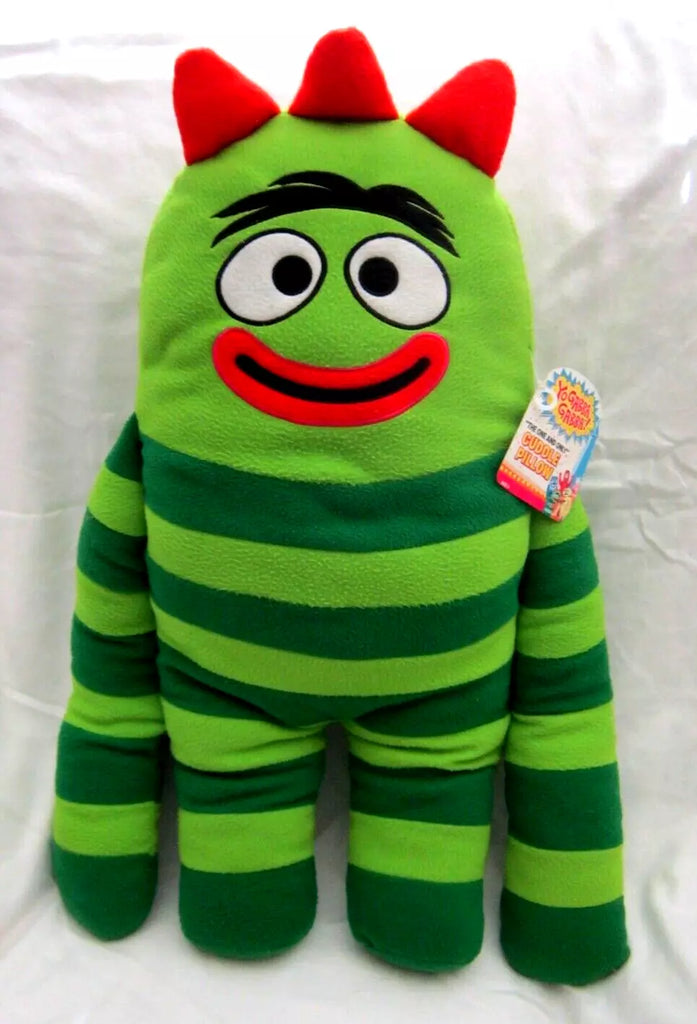 24" Yo Gabba Gabba Brobee Cuddle Pillow X Large Soft Bedding Plush Doll-New!2