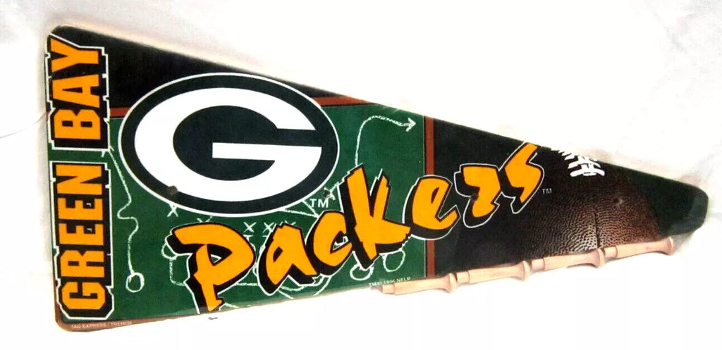 22" L Packers football team pennant board rack kit for hats or coats-Brand New!A