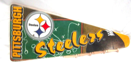22" L Steelers football team pennant board rack kit for hats or coats-Brand New!A