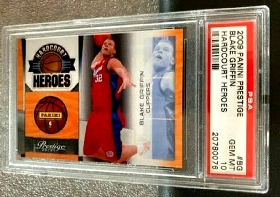 Blake Griffin 2009-10 Panini Prestige Hardcourt Heroes Rookie PSA10!Cippers RC