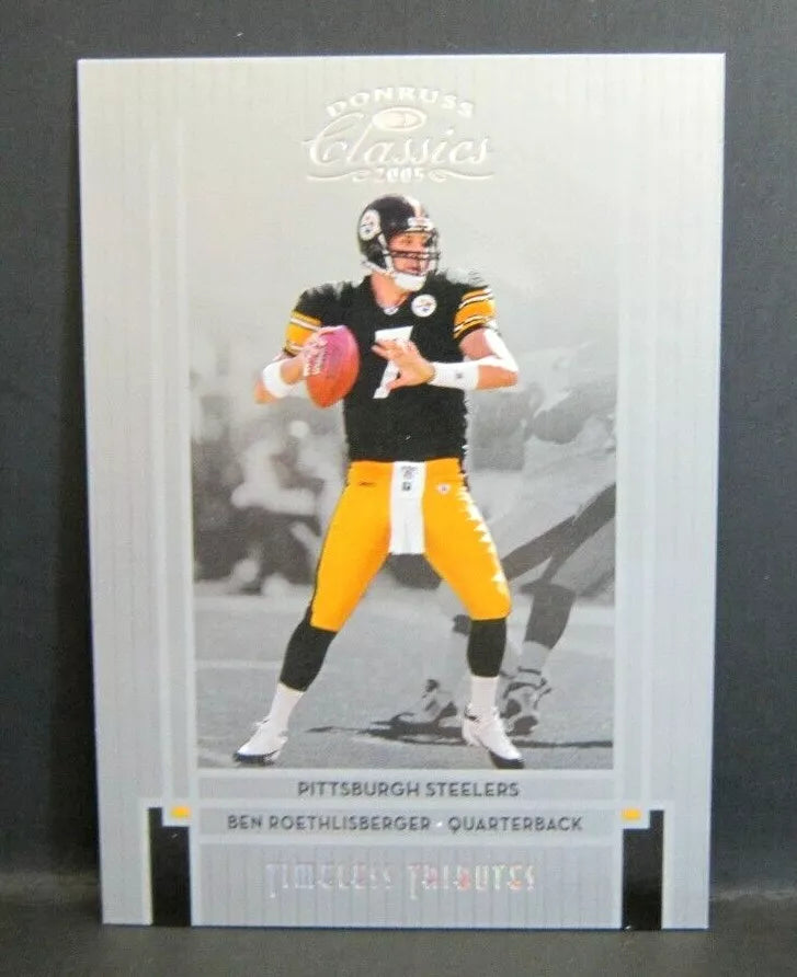 Ben Roethlisberger 2006 Donruss Classics Timeless Tributes#18/50!Steelers QB HOF