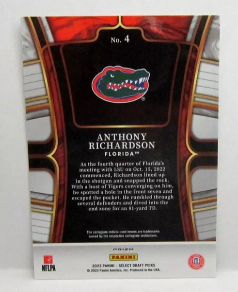 Anthony Richardson 2023 Select Dragon Scale SSP REFRACTOR Prizm Rookie!Case Hit!A