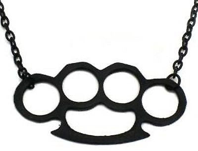 Black Tone Gothic Vampire Bat Necklace Deathrock Rockabilly Dracula Necklace