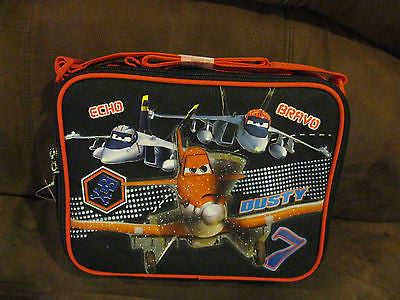 DISNEY PLANES 9.5" THE BIG BOSS FROM PROPWASH WITH ECHO,BRAVO,& DUSTY LUNCH BOX