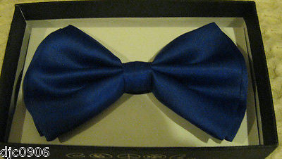 Unisex ROYAL  BLUE Tuxedo Classic BowTie Neckwear Adjustable Bow Tie