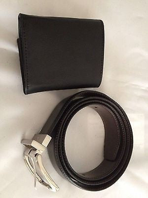 DOCKERS Trifold Leather Wallet,Reversible Leather Soft-Touch Leather Belt-Large