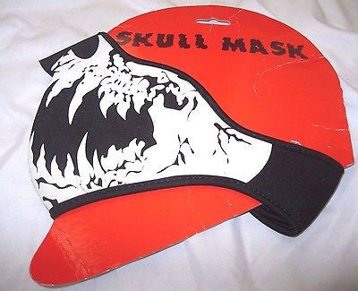 Monster Vampire Death Skeleton Half Neoprene Mask For Motorcycle,Halloween-New