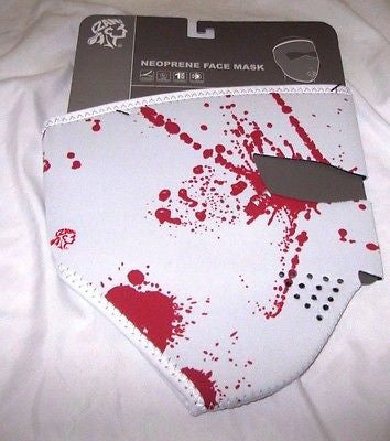 Monster Vampire Death Skeleton Half Neoprene Mask For Motorcycle,Halloween-New