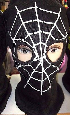 Beanie Full Face Smiling Skeleton Skull face mask costume halloween attire-New!