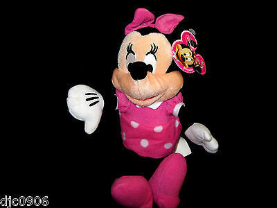 DISNEY 10" MICKEY MOUSE & MINNIE MOUSE COMBO PLUSH TOY-LICENSED STUFFED TOY