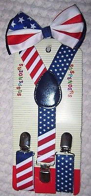 Kids Boys Girls Black with white musical notes  Y-Back Adjustable suspenders-New