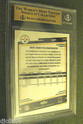 Ben Roethlisberger RC 2004 Score Rookie #381 Beckett Graded GEM MINT BGS 9.5!!!
