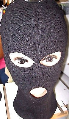 Beanie Full Face Red Skull face big teeth mask costume party halloween attire!