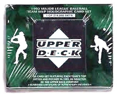 1992 MLB TEAM HOLOGRAPHIC CARD SET LIMITED TO 216K SET MADE-BRAND NEW FACTORY