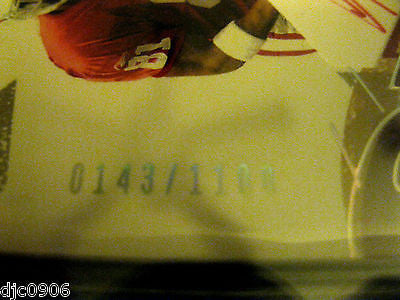 Anquan Boldin RC 2003 SPX Red Autograph Auto ROOKIE #ed Pristine GEM Mint BGS 10