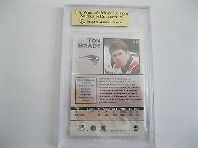 Tom Brady RC 2000 Pacific Private Stock #42/95 Rookie GEM MINT Beckett BGS 9.5
