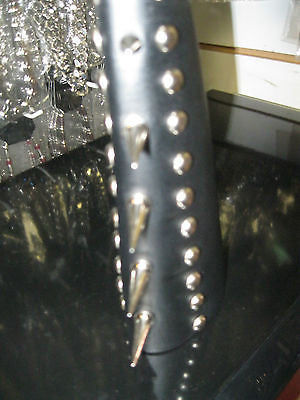 Leather Spike Studded Strap Arm Wrist Cuff Band, METAL-PUNK-GOTHIC-BIKER Styles