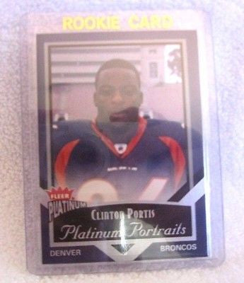 Clinton Portis RC 2002 Leaf Rookies&Stars Rookie Card#154-Broncos Rookie RB