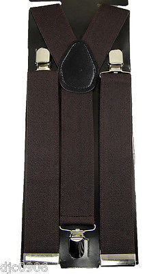 THICK 1 1/2" ZEBRA ANIMAL PRINT STRIPES Adjustable Y-Style Back suspenders-New!