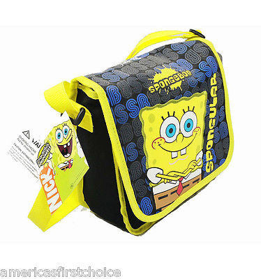 Spongebob Sponge Bob C'Mon Who's With Me? Who Insulated Lunch Bag+Water Bottle