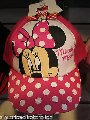 Disney Kids Girls Pink Sofia the First Princess Pink Adjustable Baseball Cap-New