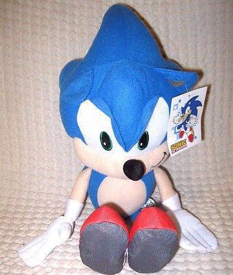 Blue Sonic the Hedgehog Rolling Backpack,Sonic Lunchbox,4pc Study Kit,&Plush