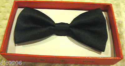 Solid Pink Kids Boys Girls Y-Style Back Adjustable BowTie & Black Kid suspenders