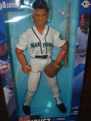 ALEX RODRIGUEZ POSEABLE FIGURE-MARINERS-1998 SLU STARTING LINE UP 12" FIGURE-NEW