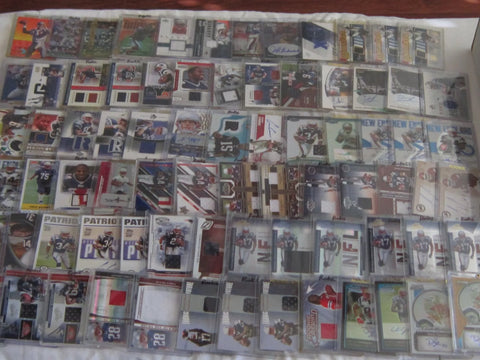 200+ Patriots Rookies,Numbered Inserts,Parallels,Jerseys&Autographs Cards Lot