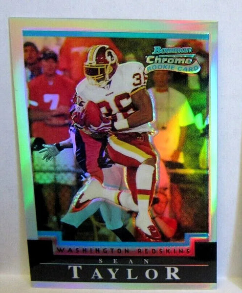 Sean Taylor RC 2004 Bowman Chrome REFRACTOR Rookie#260/500!Redskins S RC Star