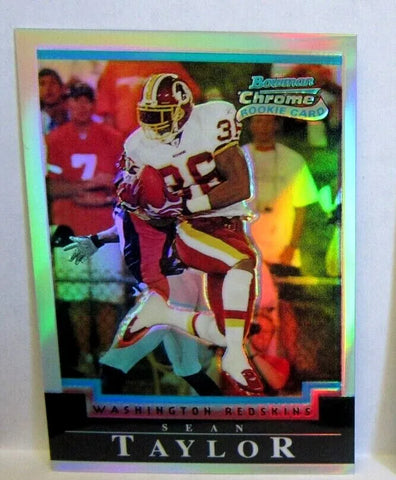Sean Taylor RC 2004 Bowman Chrome REFRACTOR Rookie#260/500!Redskins S RC Star