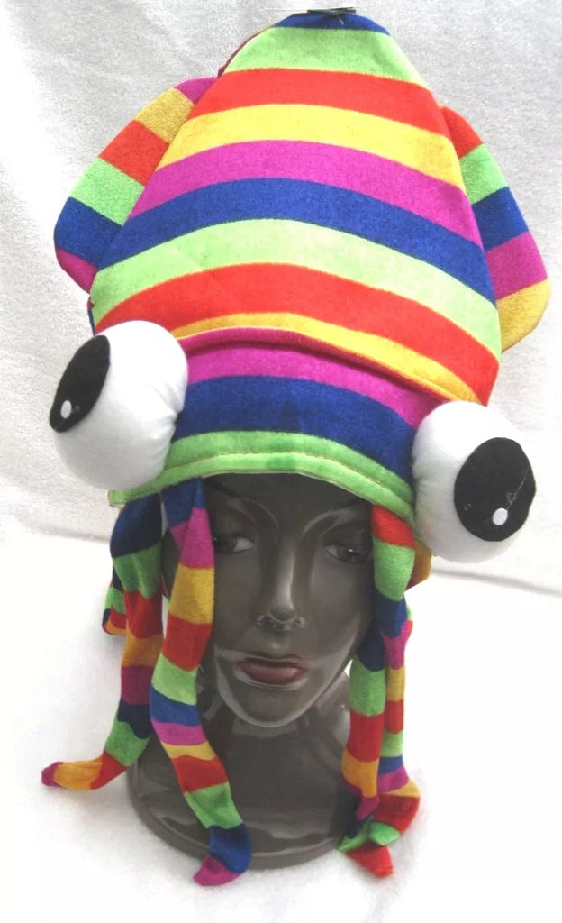 Squid Octopus Hat Rainbow Gay Pride Octopus Adult Fun Silly Hat Cap-Brand New!