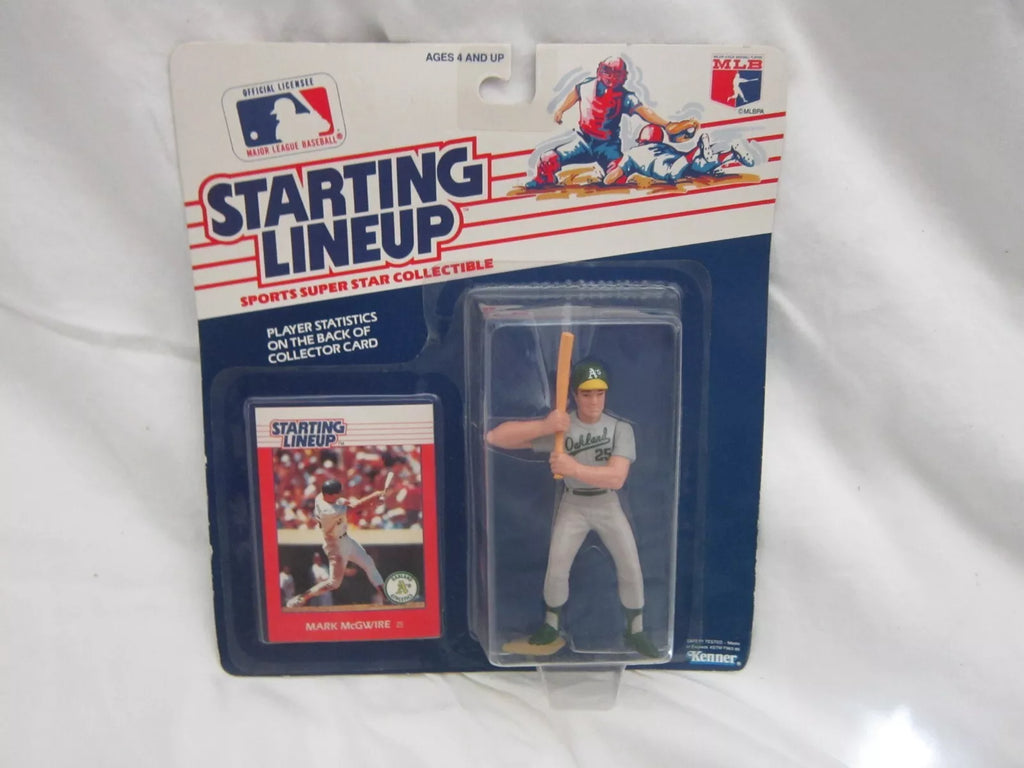 Mark McGwire RC 1988 Starting Line-Up SLU Rookie Figure&Rookie Card-A's 1B RC