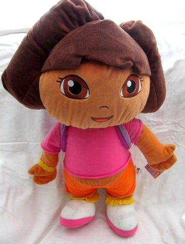 Unisex Licensed Dora The Explorer 24" Large Firm Plush Doll-Brand New!