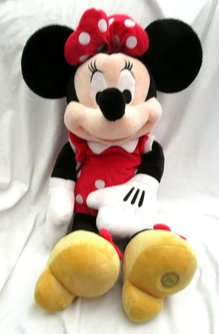 Minnie Mouse 27" Plush licensed Product Disney Stamp Foot RETIRED-RARE!-NEW!