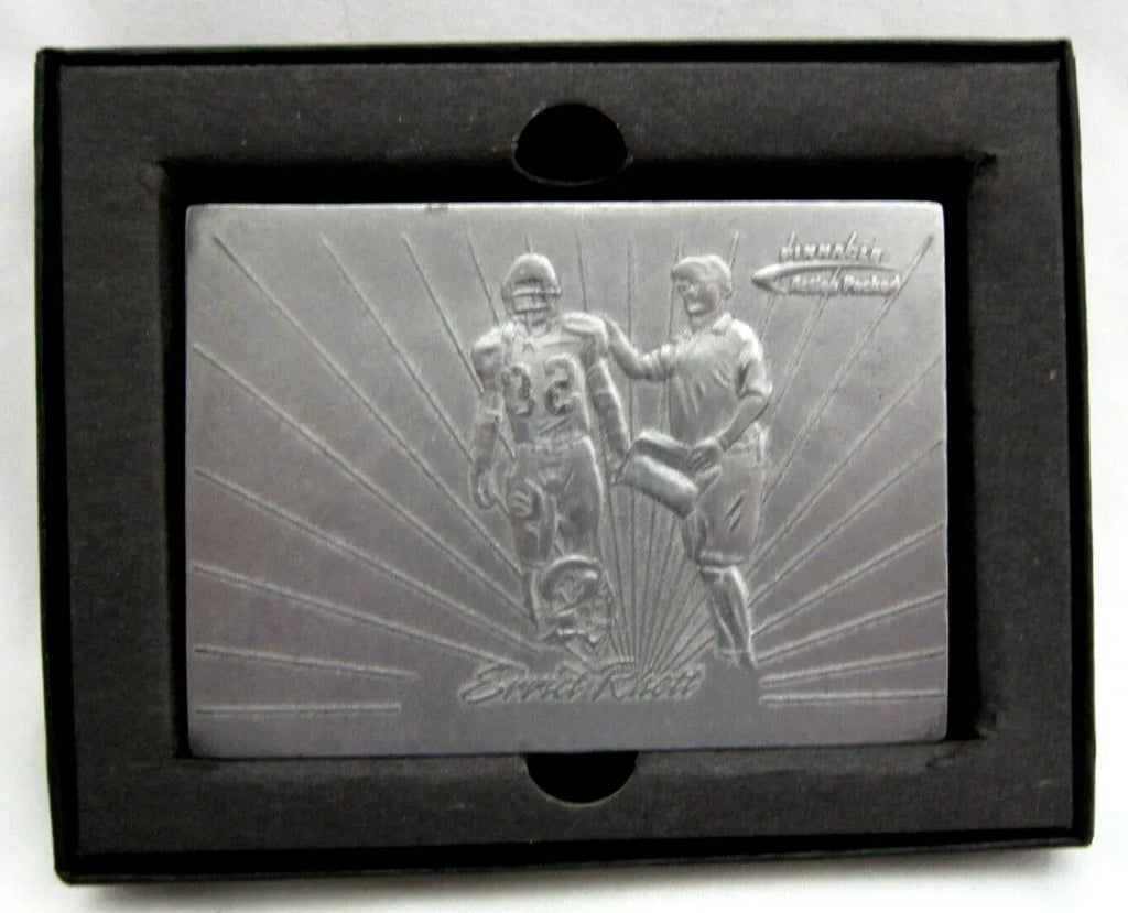 Errict Rhett 1996 Action Pack Sculptor's proof redemption 1:192!Buccaneers RB--A