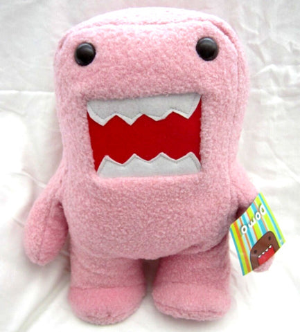 Unisex Licensed Japanese Pink Domo-Kun 14" Firm Plush Doll-Brand New!
