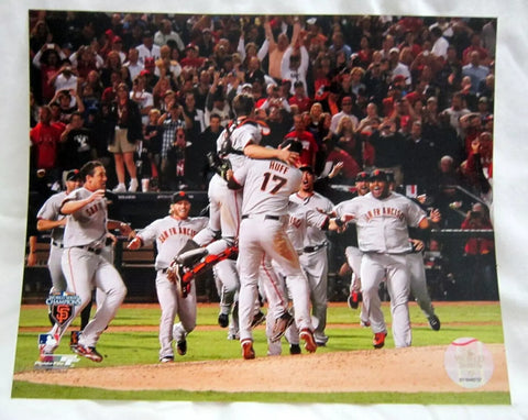 2010 San Francisco Giants Hologram#SY18465107 8x10 World Series Photograph Winners-A