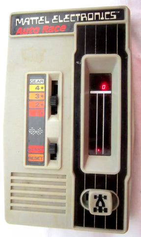 1976 Mattel Electronics Auto Race Vintage Handheld Game-Tested&functional!B-105--A