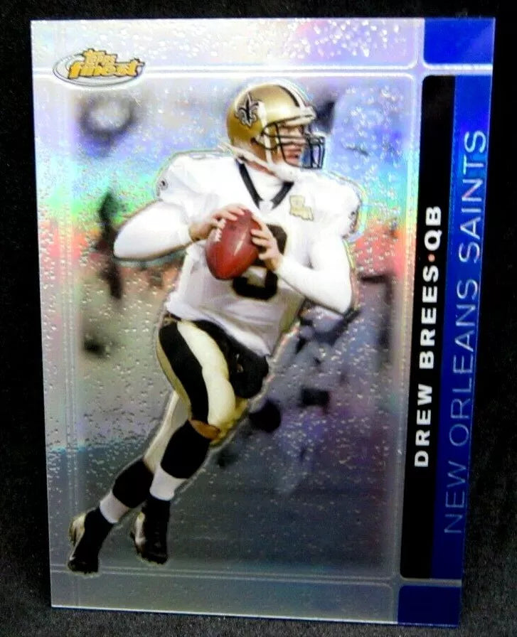Drew Brees 2007 Topps Finest Silver REFRACTOR Card#268/299!Chargers QB HOF GOAT
