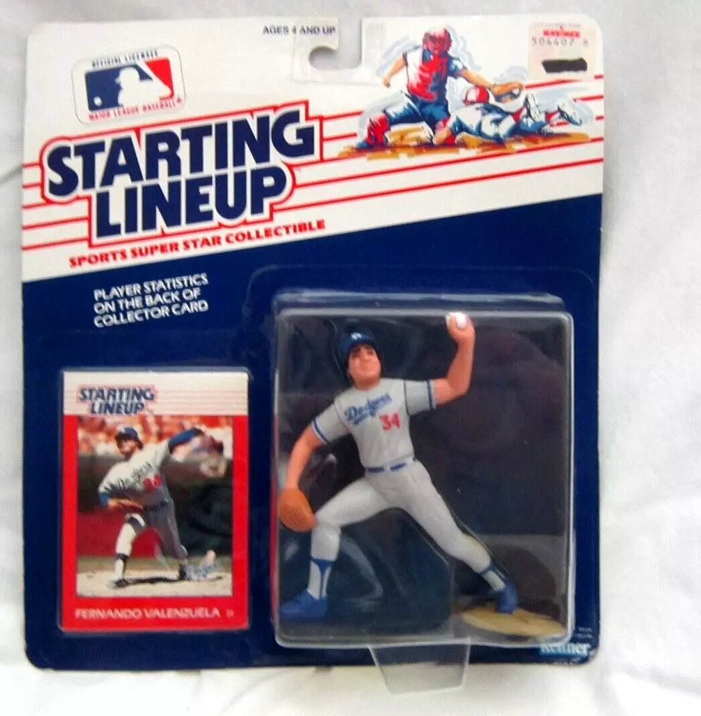 FERNANDO VALENZUELA RC 1988 STARTING LINE-UP SLU ROOKIE FIGURE!DODGERS P RC--A