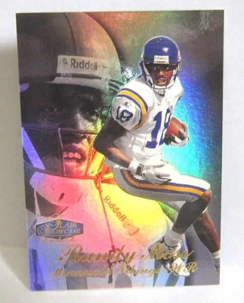 Randy Moss RC 1998 Flair Showcase Showtime ROOKIE#235!Vikings WR RC GOAT HOF--A