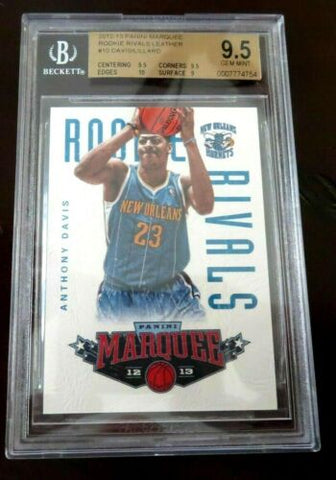Anthony Davis/D. Lillard RC 2012-13 Panini Marquee Rookie BGS9.5!Pelicans GOAT-2