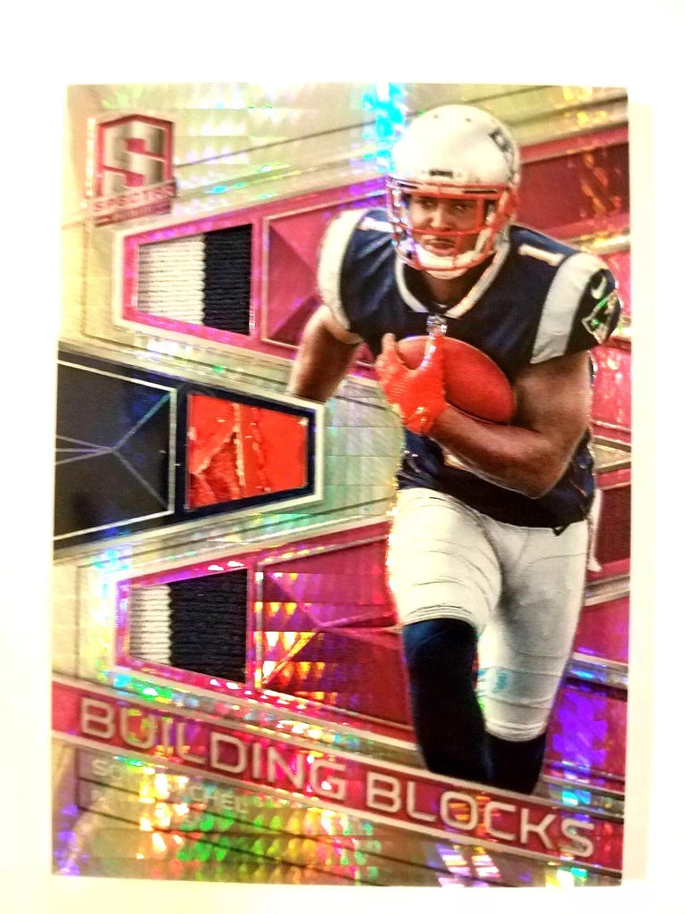 Sony Michel RC 2018 Spectra Pink Refractor 3 Patches 3Clr Patches#4/15!PATRIOTS