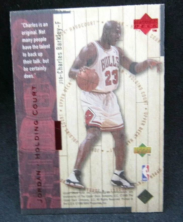 MICHAEL JORDAN/C. BARKLEY 1998 HARDCOURT JORDAN HOLDING COURT/2300!BULLS/ROCKETS