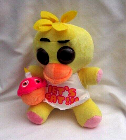 Unisex Five Nights at Freddy's FNAF 9" Chica Plush Stuffed Animal-New!