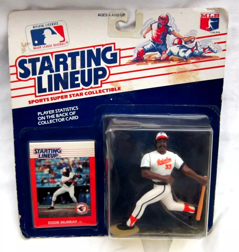 Eddie Murray RC 1988 Starting Line-Up SLU Rookie Orioles Kenner Figure-New!v4