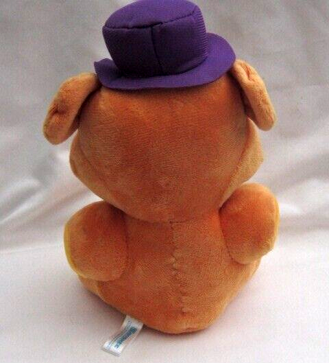 Unisex Five Nights at Freddy's FNAF 10" Fazbear w/ Purple Hat&Bow Tie Plush-New